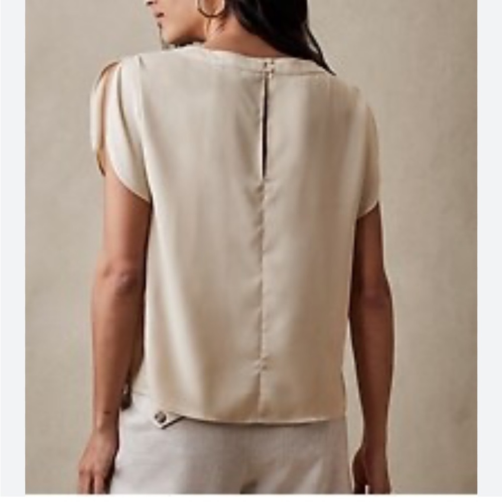 Banana Republic Split Sleeve Blouse
